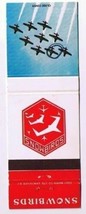 Matchbook Cover Canadian Snowbirds Air Show CFB Moose Jaw Bushell Park - $3.95