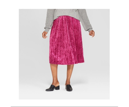 Ava &amp; Viv ~ Quaint Berry ~ Women&#39;s Size X ~ Pleated ~ Elastic Waistband ... - $35.00