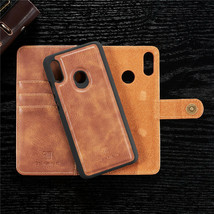 Leather wallet FLIP MAGNETIC BACK cover Case Huawei P Smart 2019 /Honor ... - £46.78 GBP