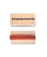 Cosmo Cricket Wood Stamp #makesmesmile - $6.74 CAD