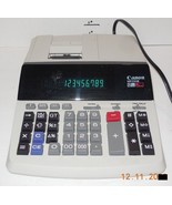 Canon MP25DIII 12 Digit Display Desk Calculator Adding Machine Two-Color - £38.56 GBP