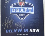 2008 NFL Draft Program Autographed Signed By Three Players - $25.00