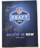 2008 NFL Draft Program Autographed Signed By Three Players - $34.19 CAD