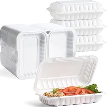 Yangrui Clamshell Food Containers, Shrink Wrap 50 Pack 9 X 6 Inch 28 Oz Plastic - £35.94 GBP