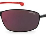 Carrera DUCATI Sunglasses CARDUC006S OIT Black &amp; Red W/ Red Mirrored Len... - £48.22 GBP