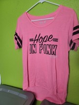 Susan B. Komen Pink Shirt Hope In Pink Tee Size Large - £14.91 GBP