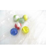 VINTAGE MARBLES - 5 SMALL ONES- EXC- H49 - $4.55