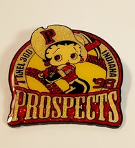 Indiana Prospects Fastpitch Softball Tanel 360 Pin Sports 2&quot; 1998 Betty ... - $19.79