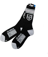 FBF 4 Stripe Deuce Crew Socks LA Kings Large(10-13) - £11.85 GBP