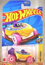 2022 Hot Wheels #82 Fast Foodie 4/5 DONUT DRIFTER Gold/Purple w/Pink Wheel AD Sp - £6.21 GBP