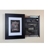 Gun Storage Picture Frame with Lock | Hidden Gun Concealment  19" x 16" ... - $145.53