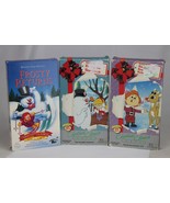 vintage 1980&#39;s VHS lot x3 Frosty the snowman returns rudolph christmas T... - £18.78 GBP