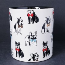 Gartner Studios Bulldogs with Bowties 20 oz. Coffee Mug Cup White &amp; Black - £12.01 GBP