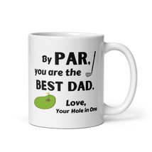 Golfing Father Gift Coffee Mug For Dad That Plays Golf Golfer Love From Child - £15.94 GBP+