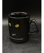 1981 CATS The Musical Broadway Show Black Coffee Mug Cup 4&quot; Vintage - €15,13 EUR