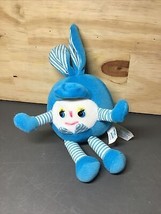 Blue Girl Shiny Mini 4&quot; Plush Stuffed Bean bag Ball Well-Made Brand Bunny - $6.50