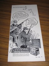 1960 Print Ad Federal Shotgun Shells Duck Hunters Minneapolis,MN - $10.04