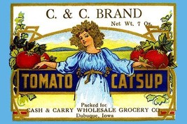 C &amp; C Brand Tomato Catsup 20 x 30 Poster - £20.76 GBP