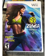 WII FITNESS; WII FIT; ZUMBA &quot;JOIN THE PARTY&quot;; ZUMBA &quot;PARTY YOURSELF INTO... - £15.37 GBP