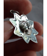 Vintage 925 Sterling Silver Mexico Jewelry Smiling Sun Face Pendant - £19.02 GBP