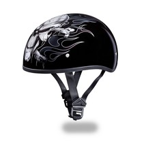 CLOSEOUT 50% OFF-Daytona Skull CAP-W/ CROSS BONES Motorcycle DOT Helmet ... - $91.76