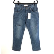 Paper Denim &amp; Cloth Mens Slim Straight Fit Denim Jeans Distressed Blue 32x32 - £18.88 GBP