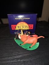 Lion King Timon &amp; Pumba Disney Grolier President's Edition Christmas Orn... - $16.65