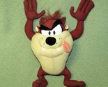 VINTAGE TAZ LOONEY TUNES SHOW STUFFED ANIMAL 13&quot; TAZMANIAN DEVIL TOY FAC... - £8.63 GBP