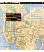 Official New York City CURRENT EDITION MTA NYC Subway &amp; LIRR Train Map 2... - £3.10 GBP