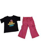 Baby Girl Size 24 Mo Stay Groovy Set - $6.92