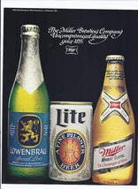 1981 Miller Brewing Company Beer Print Ad Vintage 8.5&quot; x 11&quot; - £15.41 GBP