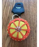 Cute Orange Keychain With Orange Seeds Ships N 24h - $12.60