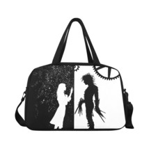Edward Scissorhands in Black White Travel Bag With Shoe Compartment - £39.40 GBP