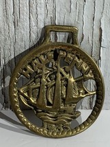 Half Penny 1933 Rustic Brass Medallion  Architectural Salvage CottageCore - $19.39