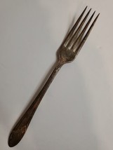 Dinner Fork 7.5&quot; Long Tudor Plate Oneida Community Silverplated - £7.21 GBP