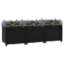  Raised Bed Black Polypropylene 47.2x15.7x15.0 in Durable - €113,68 EUR