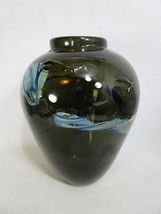 Pellegrino Signed Hand Blown Glass Vase WW RF Glass 10 inch Gorgeous - £237.40 GBP