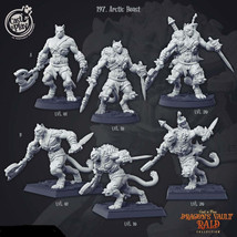 3D Printed Cast n Play Arctic Beast Dragons Hoard 28mm 32mm D&amp;D - £6.65 GBP+