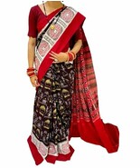 Sambalpuri Handloom Cotton Wedding Saree for Women, Odisha Handloom - $134.42 CAD