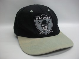 Raiders Budweiser Beer NFL Football Hat Black Gray Snapback Baseball Cap - £15.94 GBP