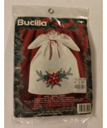 Bucilla Noel Angel Baby Stamped Cross Stitch #33416 Vintage Christmas 19... - $10.88