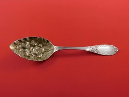 Jenny Lind by Albert Coles Sterling Silver Berry Spoon GW w/ Flowers in Bowl - £121.69 GBP