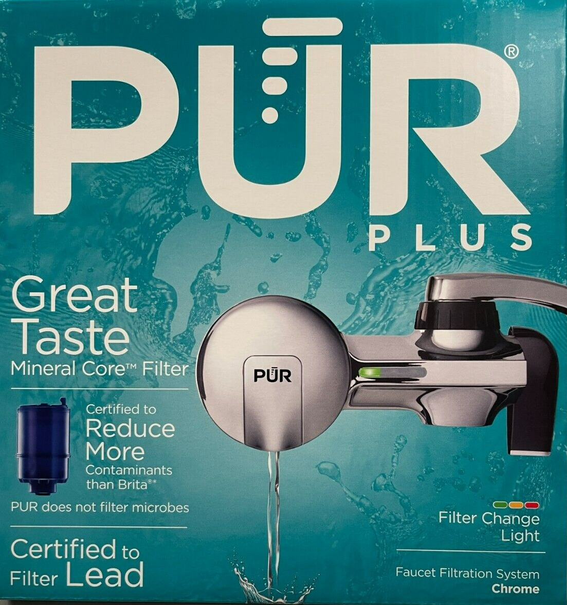 Primary image for PUR PLUS - PFM400H - Faucet Mount Water Filtration System - Chrome