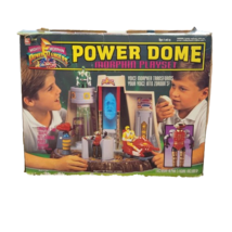 VINTAGE 1994 MIGHTY MORPHIN POWER RANGERS POWER DOME PLAYSET WORKS / BROKEN - $261.25