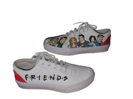 Vans Off The Wall F•R•I•E•N•DS• Custom Shoes Size Womens 8.5 - £26.09 GBP