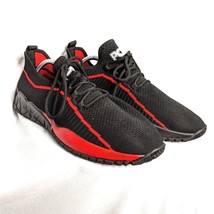 Men&#39;s Shoes PONY PP1 Rocky Knit Athletic Shoes Black Red 11 - £14.66 GBP