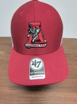 Alabama Crimson Tide Throwback NCAA '47 Brand Red Trucker Adjustable Mesh Hat - £31.16 GBP