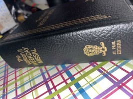 The Vatican II Weekday Missal Genuine Leather 1975 St. Paul Editions Catholic - £18.30 GBP