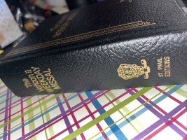 The Vatican II Weekday Missal Genuine Leather 1975 St. Paul Editions Catholic - £17.56 GBP