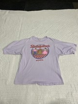 Vintage Single Stitch Studebaker&#39;s Atlanta Pale Purple T Shirt Medium - £10.97 GBP